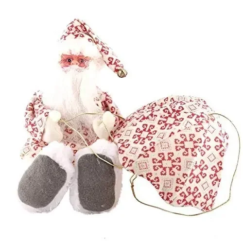 Christmas Vibes Parachute Santa Claus Christmas Party Decorations Ornaments
