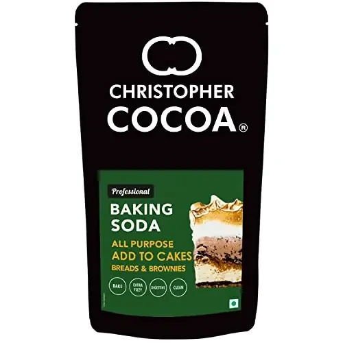 Christopher Cocoa Baking Soda All Purpose 1Kg (Bake Cakes, Cookies, Breads, Brownies)