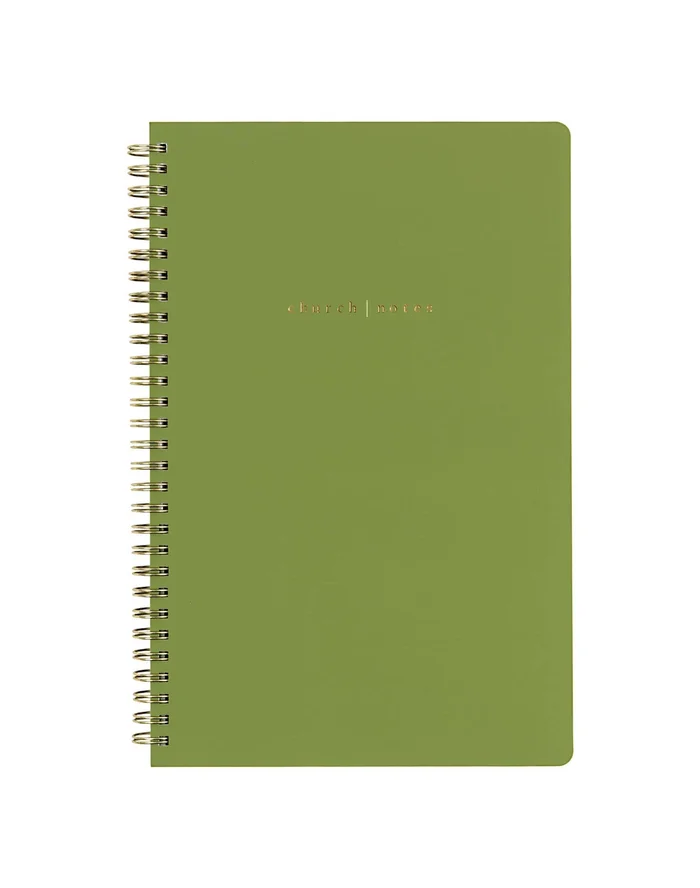 Church Notes Co. Notebook with Maps – Olive