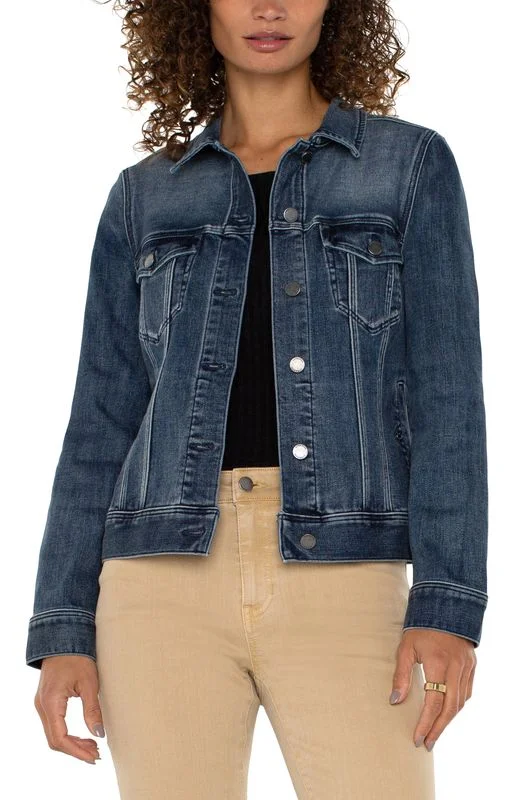 Classic Jean Jacket = Petite Liverpool Los Angelos