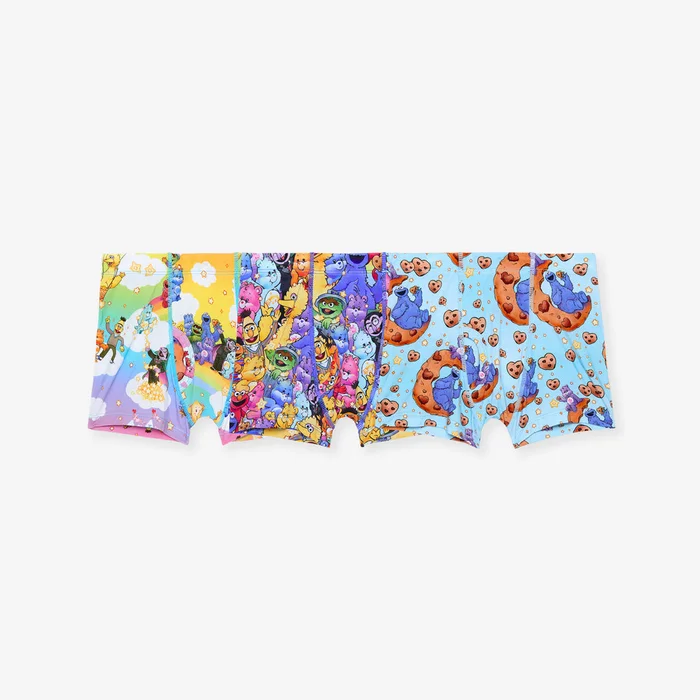 Cloudco Multi Toddler Boxer Briefs Set | Care Bears™ Share Bear & Cookie Monster