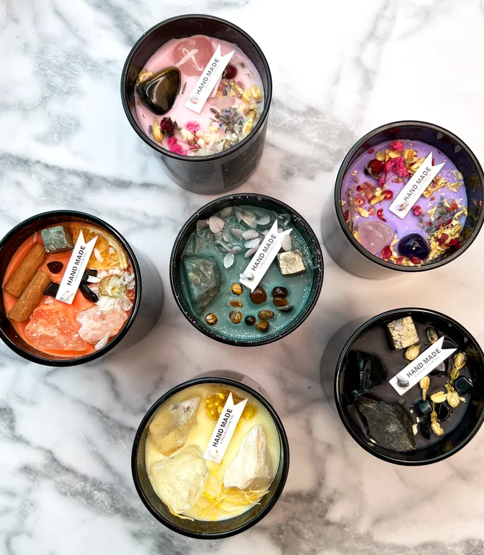 Cocktail Inspired Chakra Soy Candle – Small
