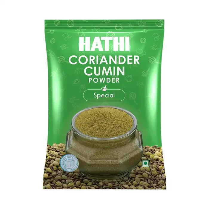 Coriander Cumin Powder 500g Jeera Dhania Powder (Mixed Powder) Perfectly Balanced Authentic Flavor Free of Preservatives No Added Colour and Rich in Flavour and Aroma
