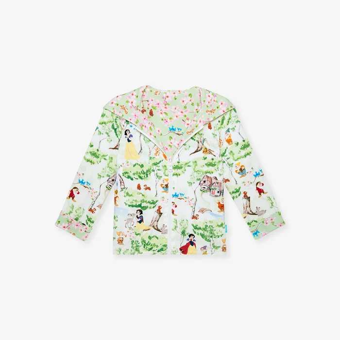 Cottage Green Reversible Baby Jacket | Disney Princess Snow White & Snow White’s Cottage
