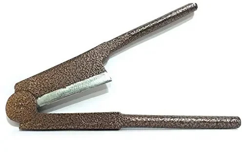 Crafn Mild Steel Cutter- Sudi nut Cutter Adkitta SIZE- 7 inch Antique DARK BROWN