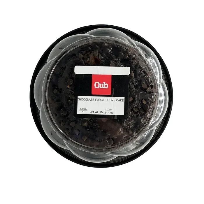 Cub Bakery Chocolate Fudge Crème Cake, 1 Each