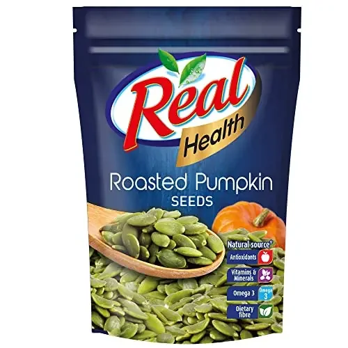 Dabur Real Roasted Pumpkin Seeds 250g Immunity Booster Snack Healthy Snack rich in Antioxidants Vitamins & minerals Omega 3 & Dietary fibre