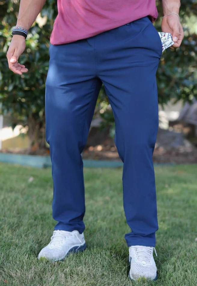 Deep Water Navy Performance Pants – Burlebo