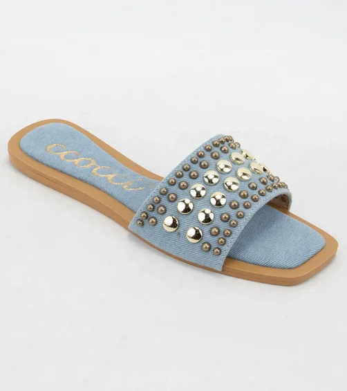 Denim Flats