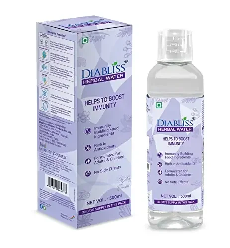Diabliss Herbal Water to Boost Immunity Tested among Adults & Children with 100% Effectiveness Compatible with Milk for Children