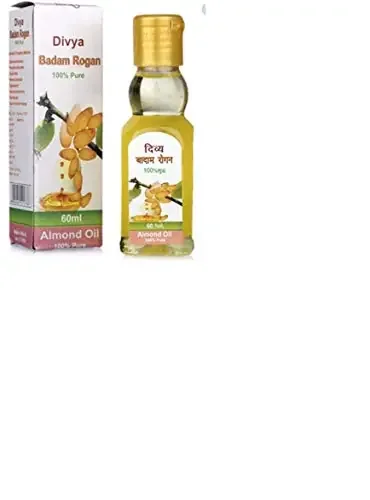 Divya Badam Rogan (Pure Almond Oil) 60ml by Divya