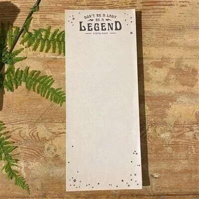 DON’T BE A LADY SKINNY NOTEPAD