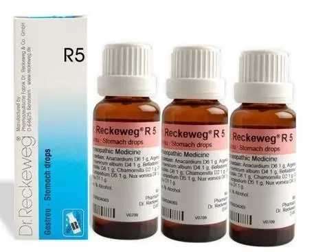Dr.Reckeweg Germany R5 Stomach Drops Pack Of 3 by Dr. Reckeweg