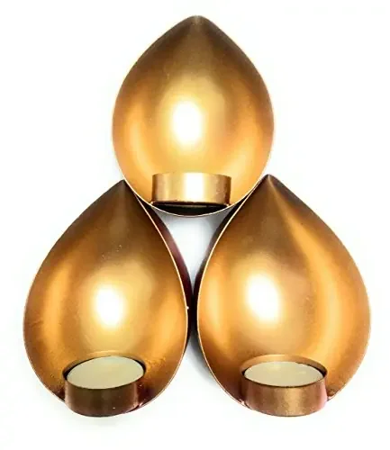 DreamKraft Christmas Decoration Items Christmas Wall Decor Items for Living Room Christmas Gift for Employees Christmas Light Decoration Wall Mounted Tea Light Holder