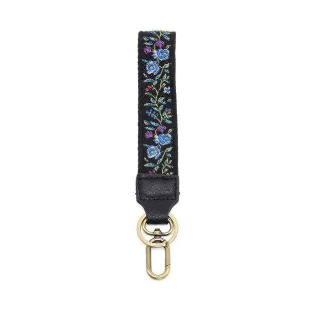 Easy Find Keychain – Blue Trailing Floral