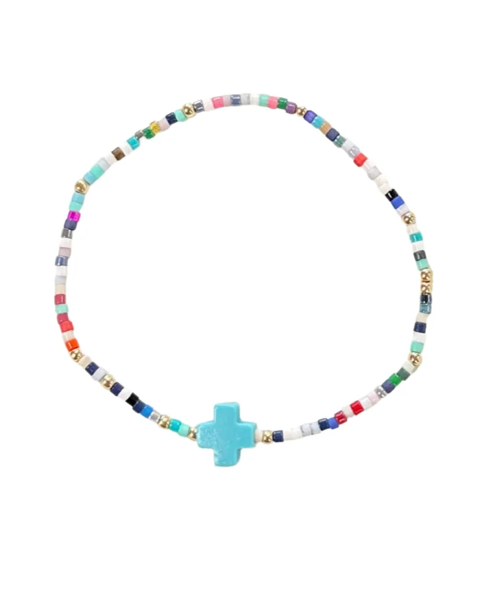 EGIRL HOPE UNWRITTEN SIGNATURE CROSS BRACELET – HOT MESS