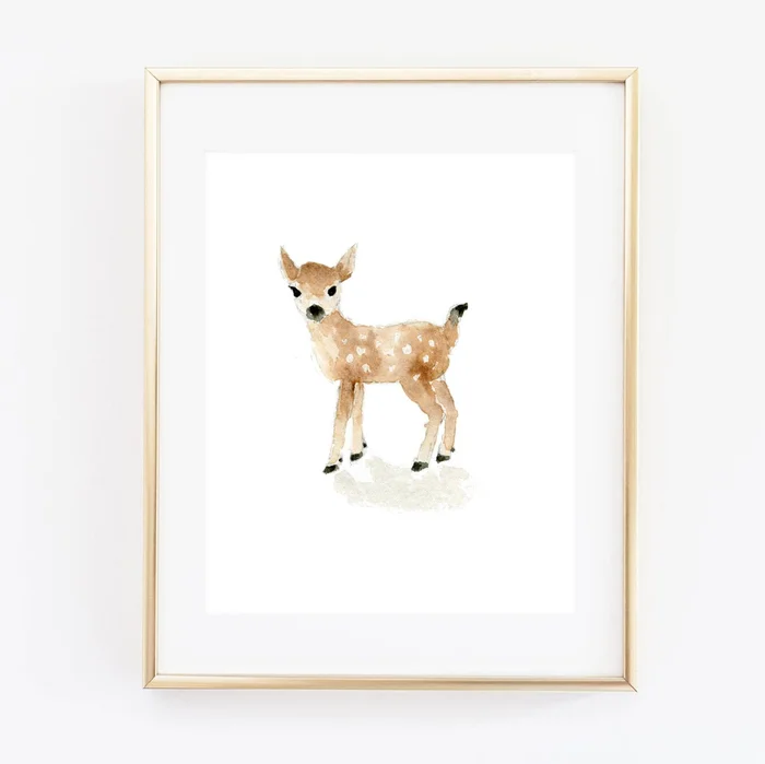 Emily Lex Deer art print: 8×10