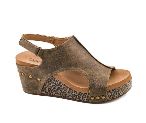 Espresso Combo Carley Wedges – Corkys