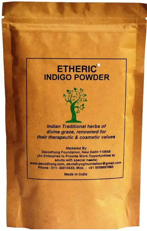 Etheric Pure Indigo Leaves Powder (200 Grams)