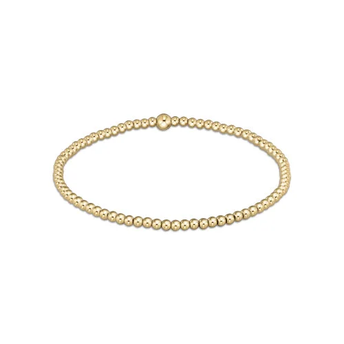 EXTENDS – CLASSIC GOLD 2.5MM BEAD BRACELET