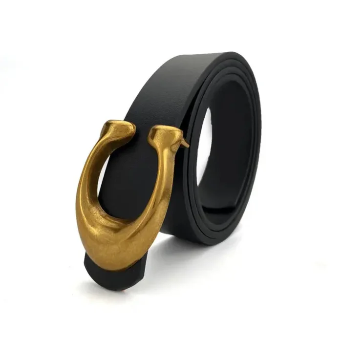 Fashion Retro U-Buckle Belt