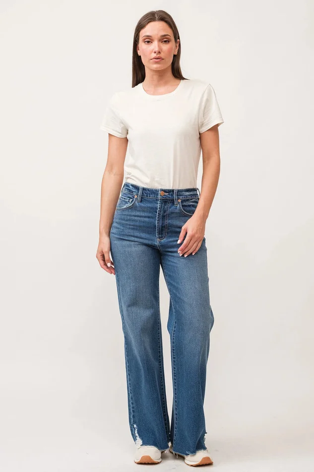 Fiona high Rise Wide Leg Jean – Portvell