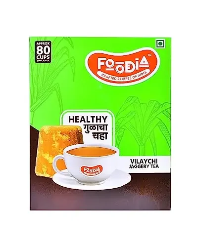 FOODIA Jaggery Vilaychi Tea 440gm