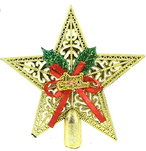 Forty Wings 1 Pcs Christmas Tree Topper for Christmas Tree Ornaments Xmas Tree hangings Ornaments for Christmas Tree Decoration Item Christmas Party