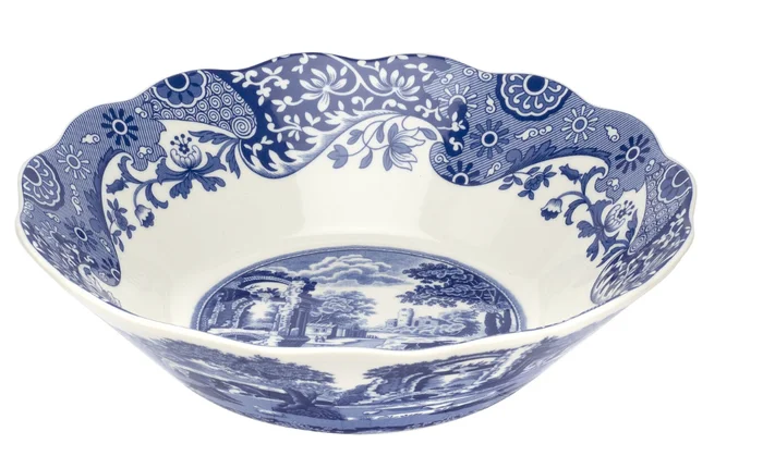 FURLONG/McLEAN: BLUE ITALIAN DAISY BOWL