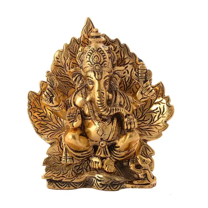 Ganesha Sitting Statue Ganesha Statue Ganesha Idol Ganesha Statue for Good Luck Ganesha Idol for Happiness Ganesha Figure for Good Fortune Ganesha Statue for Home Decor & Gift.