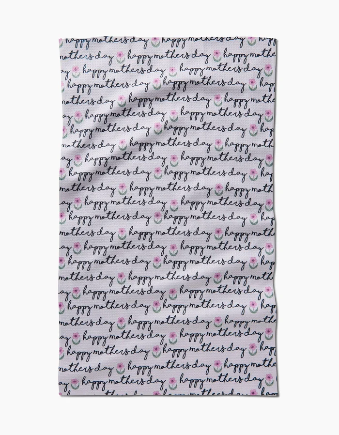 Geometry – Happy Mothers Day Tea Towel