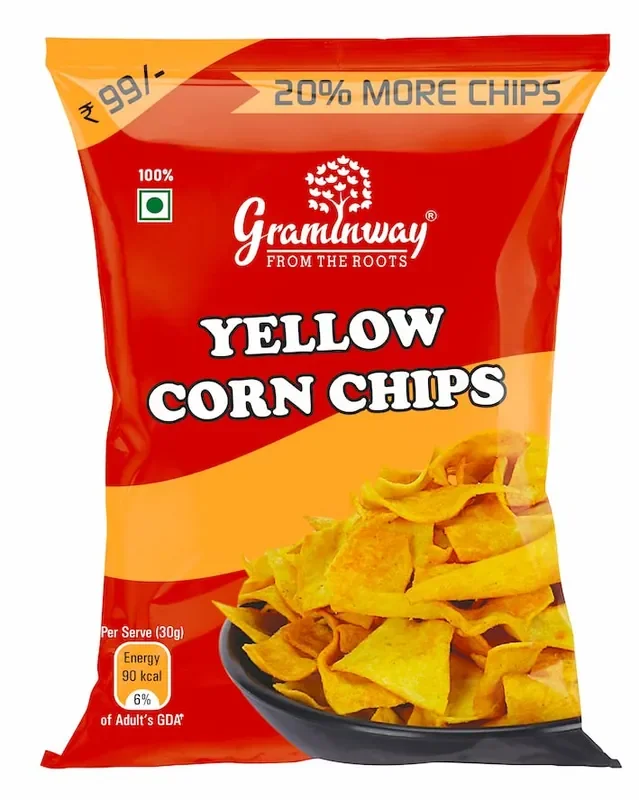 GRAMINWAY High in Fiber Tasty & Healthy Snacks Diet Corn Chips