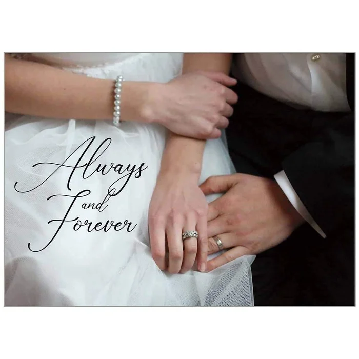 Hand in Hand Wedding Card