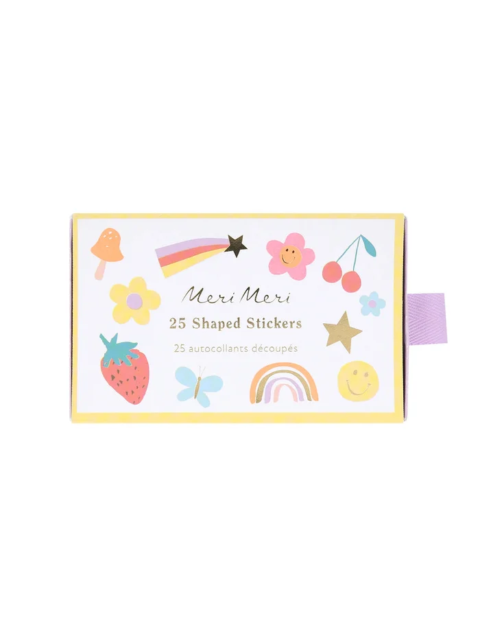 Happy Icons Shaped Stickers