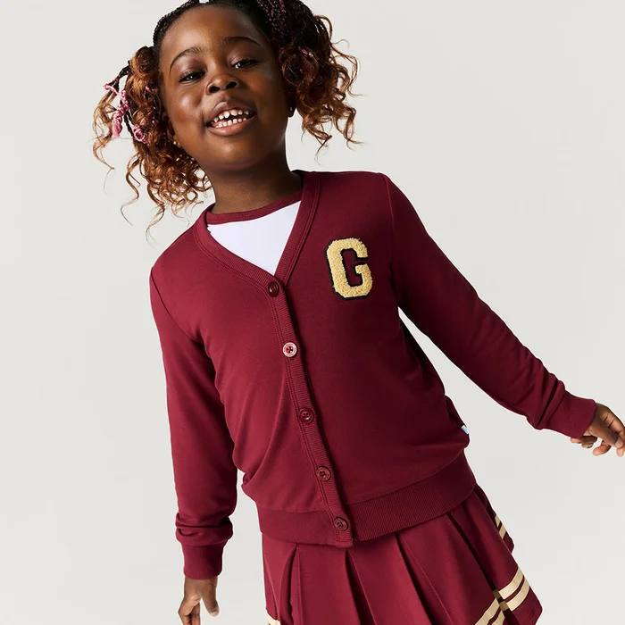 Harry Potter Red Girls Ruffled Long Sleeve Pullover | Gryffindor Varsity League