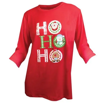 Ho Ho Ho Women’s PJ Top