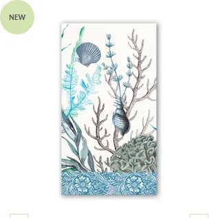 Hostess Napkin Ocean Tide