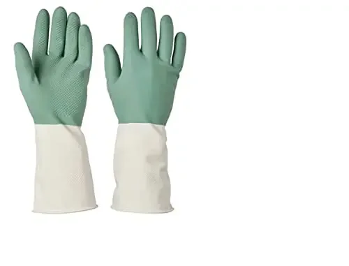 Ikea Faux Leather Tssp Cleaning Gloves Green Medium Pack of 1