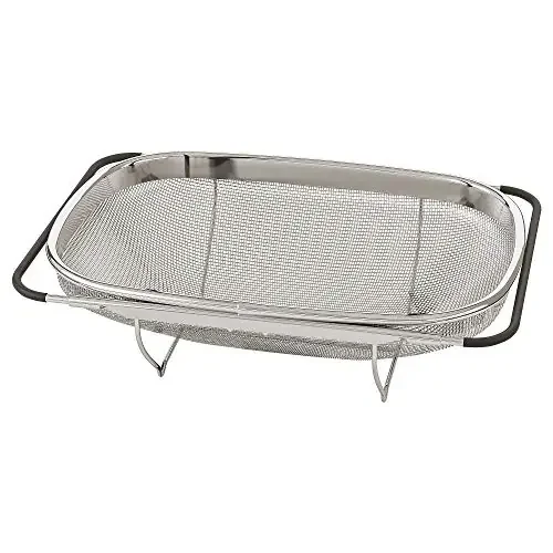 Ikea IDEALISK Colander Stainless Steel Black 34×23 cm (13×9)