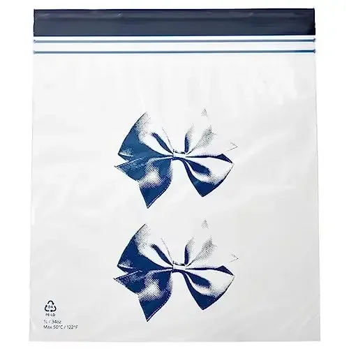 Ikea ISTAD Resealable Bag patterned1 l (34 oz)/ 25 Pack