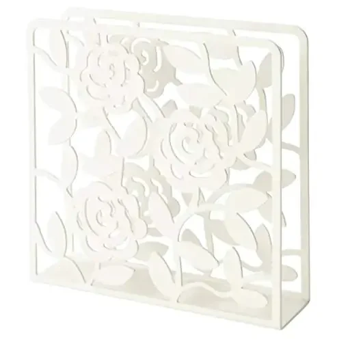IKEA LIKSIDIG Napkin Holder White 16×16 cm (6×6 “)