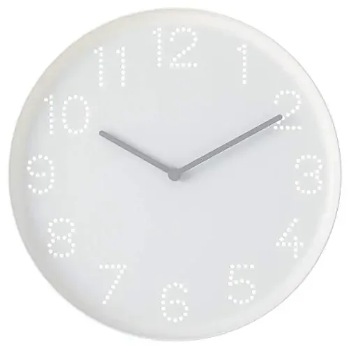 Ikea Plastic Wall Clock (White 25 cm)