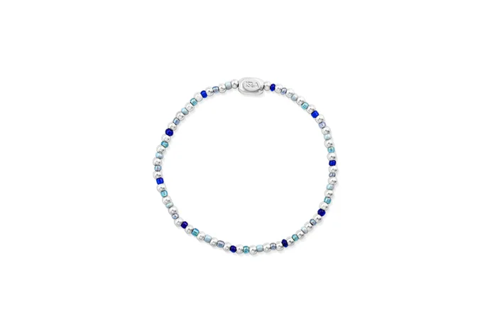 Isla All Around Multi Bella Blues Silver Bracelet