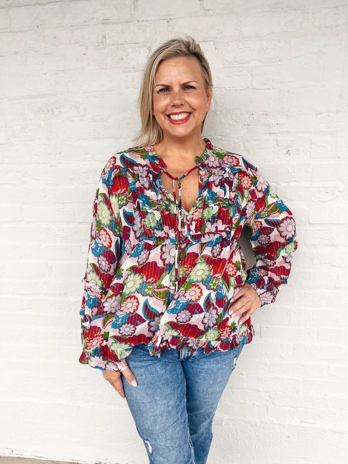 Ivy Jane Floral Print Top