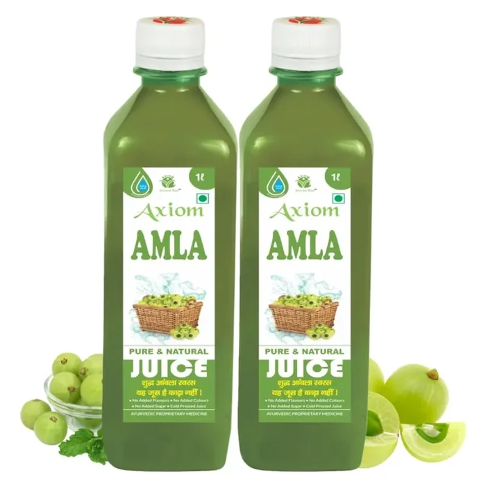 Jeevanras Amla Juice – 1L (Pack of 2) Ayurvedic Juice for Weight Loss Suitable for Healthy Hair & Skin Organic & Natural Juice made with Pure Amla No Added Sugar