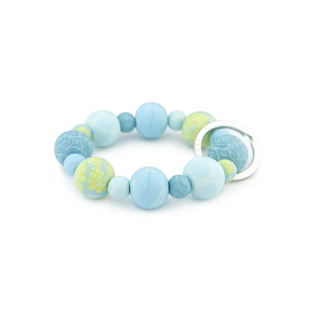 Jiilzarah Bermuda Blue Wrist Keychain