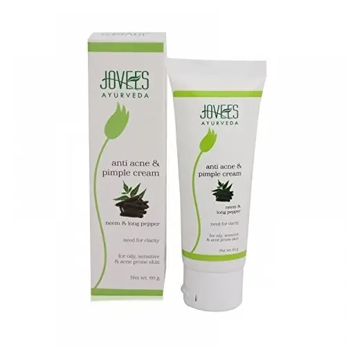 Jovees Ayurveda Neem & Long Pepper Anti Acne & Pimple Cream 60g (Pack Of 2)