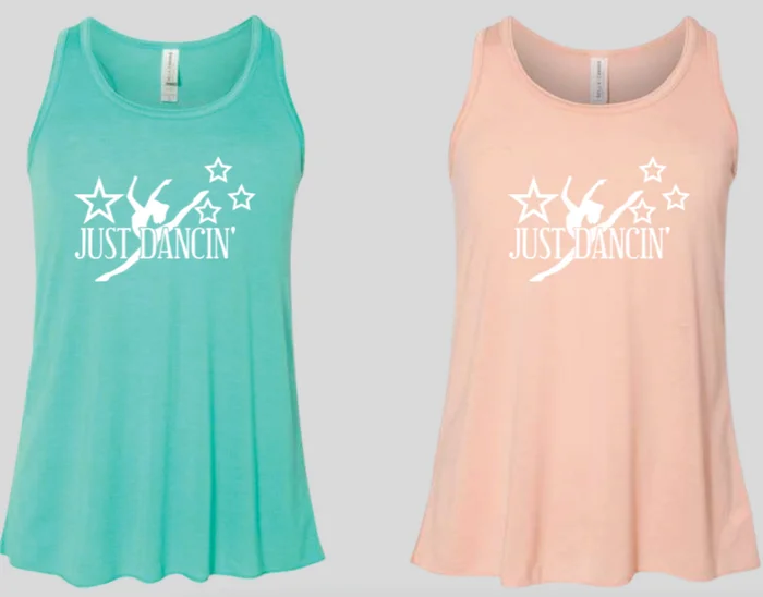 Just Dancin Flowy Tank