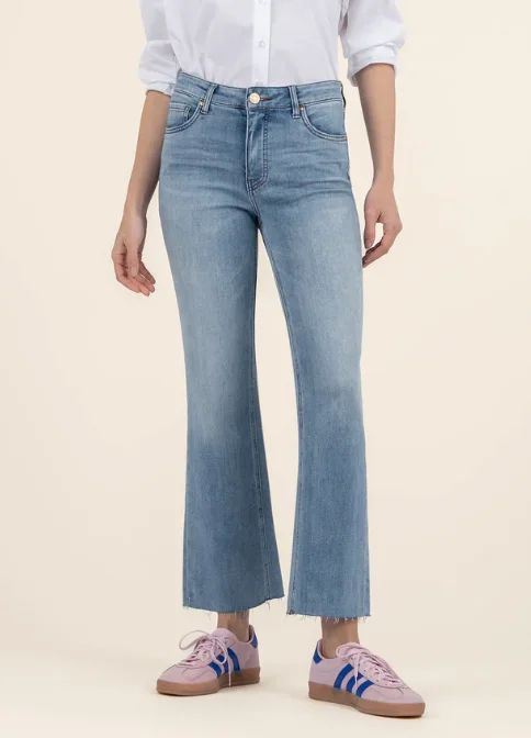 Kelsey Honest Wash High Rise Ankle Flare Jeans – KUT