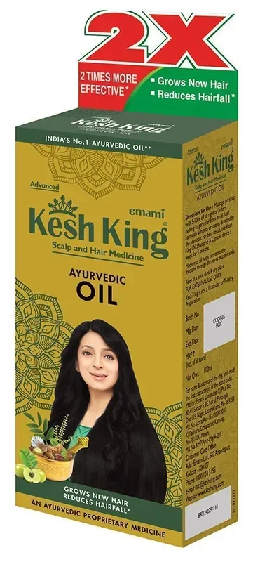 Kesh King Ayrvedic Hair Oil – 100ml – 1 Pack